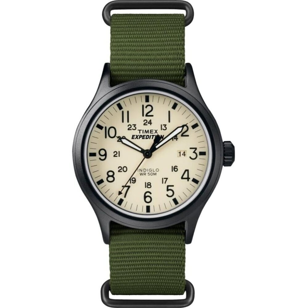 Men's Green/Natural/Black Expedition Scout 40mm Watch